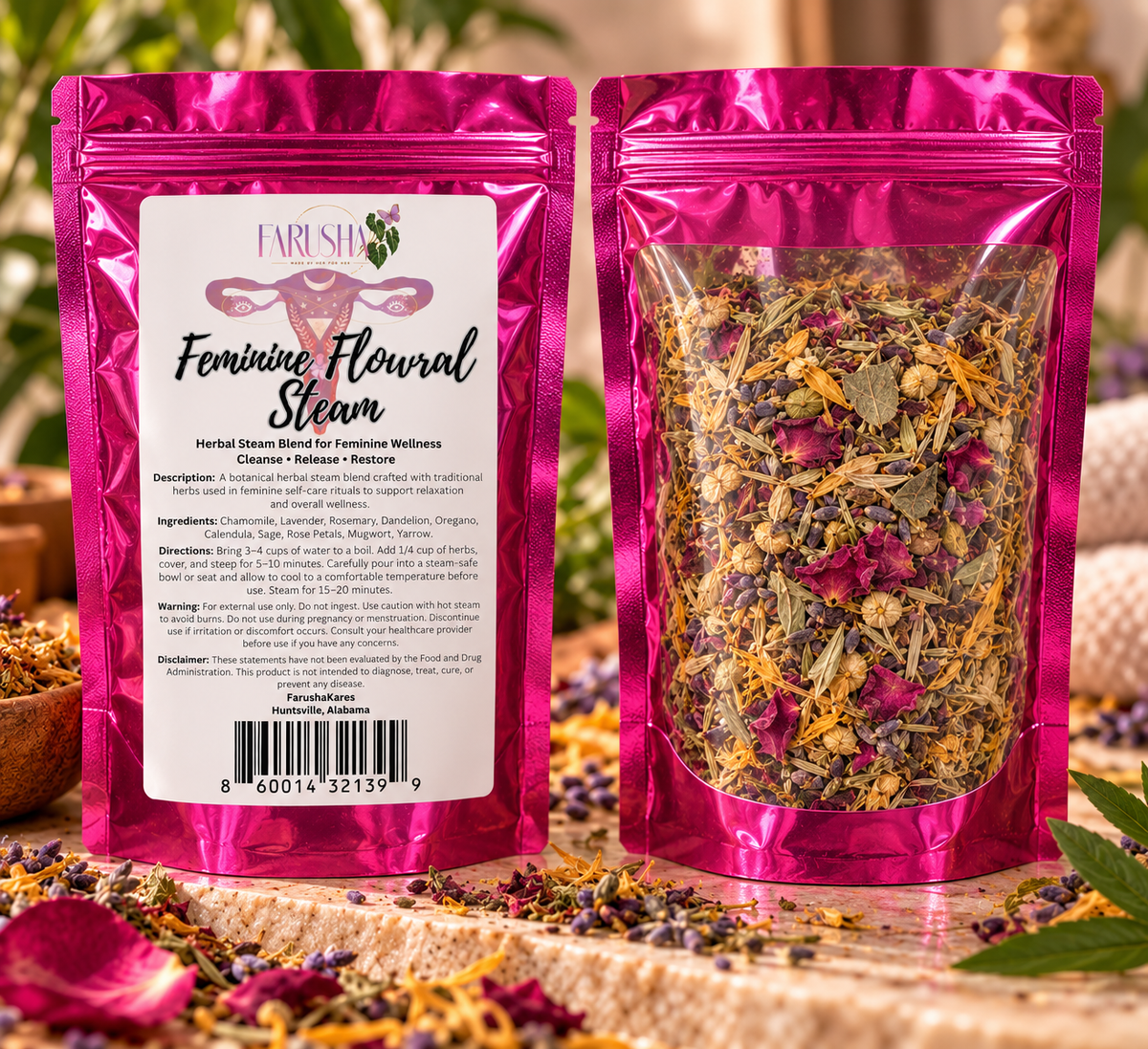 Feminine Floral Steam