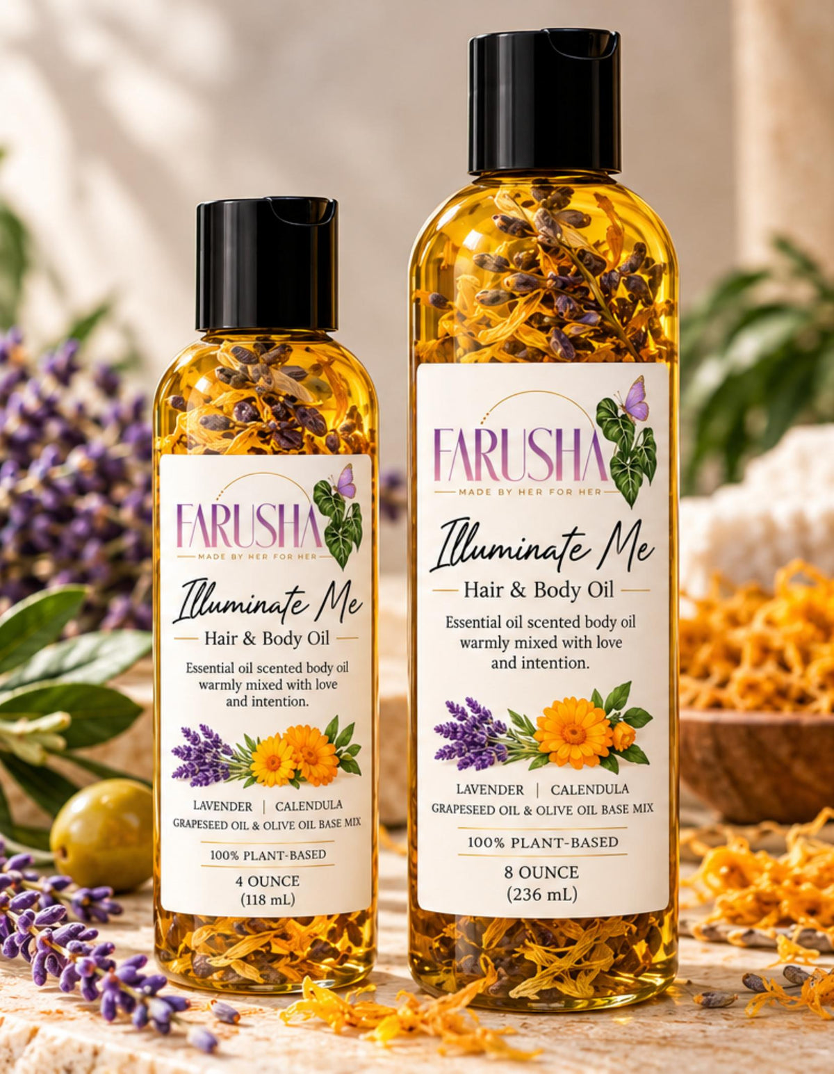 Illuminate Me  Baby & body oil